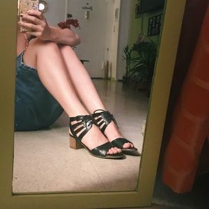 Franco Sarto Black Sandals